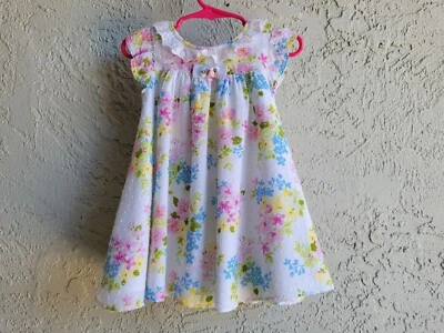Vestido Marmellata Bebé Floral Azul Verde Amarillo Primavera Pascua Talla 18M Foto 1 de 4