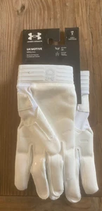 Under Armour UA Motive Women’s White Batting Gloves - Size Large & New With Tags - Picture 1 of 7