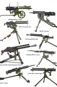 USA Foto --- Maschinengewehre des 1.WK - Bild 1 von 1