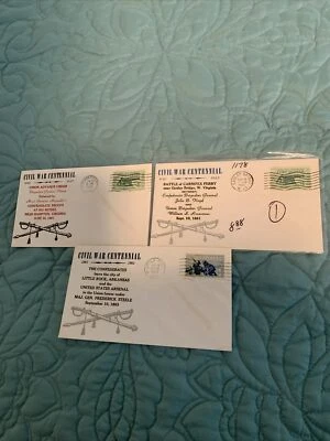 CIVIL WAR- US (3) #1178 " UNION ADVANCE.."/#1178 "BATTLE OF CARNIFEX FERRY.."/ - Image 1 of 2