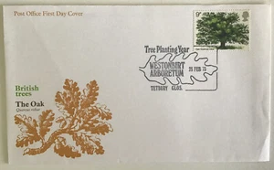 GB QEII 1973 British Trees The Oak POFDC Westonbirt Arboretum SHS Cat £20++ - Picture 1 of 2