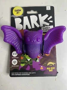 Bark Super Chewer Chew It Purple Fly-Dye Bat Dog Toy Sizes: Large NEW SEALED [d] - Picture 1 of 3