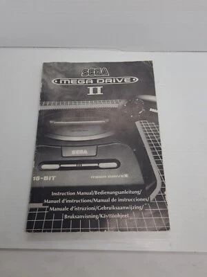 SEGA MEGA DRIVE 2 Genesis console manual Good Condition SMD VINTAGE RETRO GAMES - Image 1 of 4