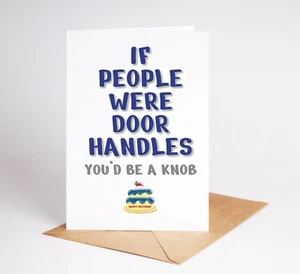 Tarjeta de cumpleaños divertida tarjeta grosera hermano novio mejor amigo BC886 - Imagen 1 de 3