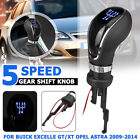 5 Speed Gear Shift Knob Shifter W/LED Light For OPEL ASTRA J VAUXHALL 2009-2014