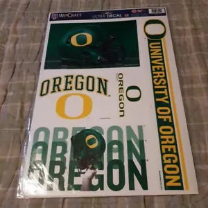 Oregon Ducks 11"" x 17"" foglio decalcomania ULTRA agganciato finestrino auto - Foto 1 di 7