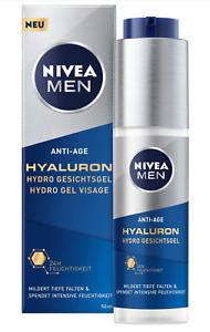 ✅ NIVEA MEN Hyaluron Anti-Aging Hydro Gesichtsgel gegen Falten Hautpflege 50ml ✅