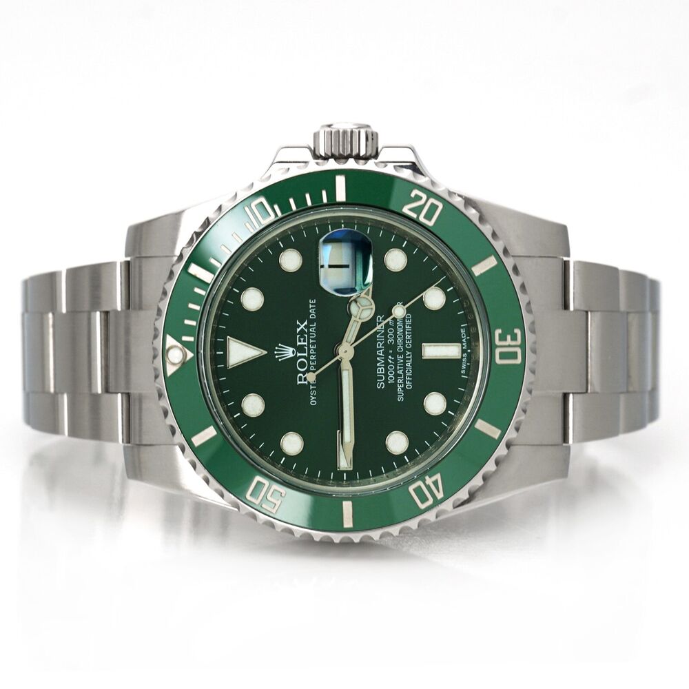 Rolex Submariner Hulk Green Dial Wristwatch 116610LV