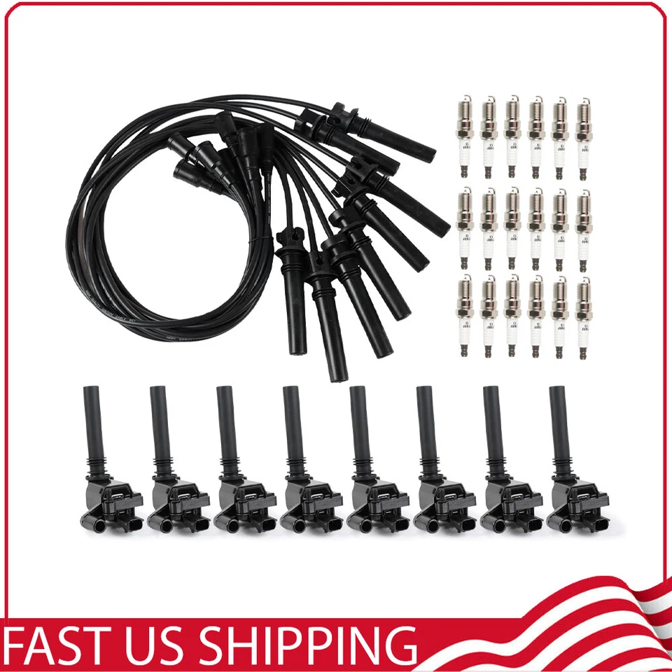 8X Ignition Coil + 16X IRIDIUM Spark Plugs for Chrysler 300 2005 Dodge Ram 1500 Foto 1 de 4