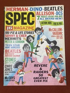 16 Magazine Winter SPEC 1966 Beatles, Rolling Stones, Herman’s Hermits,SonnyCher - Imagen 1 de 22