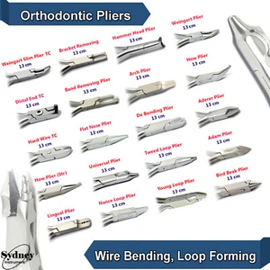 Orthodontics Dental Pliers Wire Bending Loop Forming Tooth Braces Ligature Cut - Picture 1 of 58