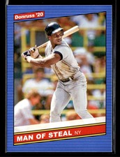 2020 Donruss Rickey Henderson #219b Variation