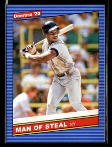 2020 Donruss Rickey Henderson #219b Variation