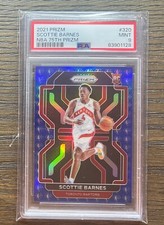 2021 Panini Prizm Scottie Barnes  NBA 75th Anniversary 320 PSA 9 RC Tor Raptors