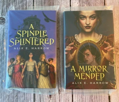 A Spindle Splintered + A Mirror Mended Alix E. Harrow SUBTERRANEAN PRESS Signed - Image 1 of 2