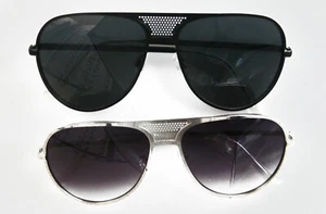 6 Pairs BNWT Flat Top Aviator Fashion Sunglasses Wholesale/Assorted Color - Picture 1 of 3