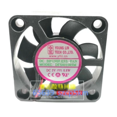 YONG LIN DFS401005M 5V 0.8W 4010 4CM Silent Cooling Fan - Image 1 of 3