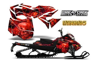 SKI-DOO REV XM SUMMIT SNOWMOBILE SLED GRAPHICS KIT WRAP CREATORX INFERNO R - Picture 1 of 1