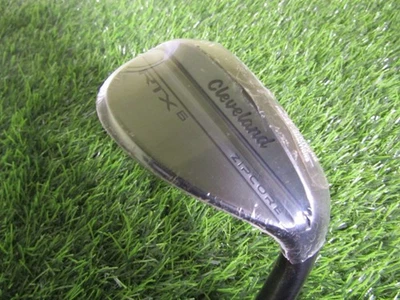 New Cleveland RTX 6 Low+ Zipcore Black Satin, 56/08, Sand Wedge, DG Spinner - Image 1 of 4