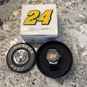 Jeff Gordon 24 Hot Rod Flames Watch Game Time Wristwatch - Needs Battery - Picture 1 of 2