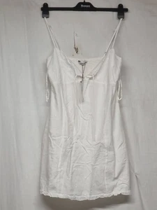 Top Stradivarius Blanco Algodón Tirantes Sin Mangas Bordado Talla XL NUEVO CON ETIQUETAS - Imagen 1 de 24