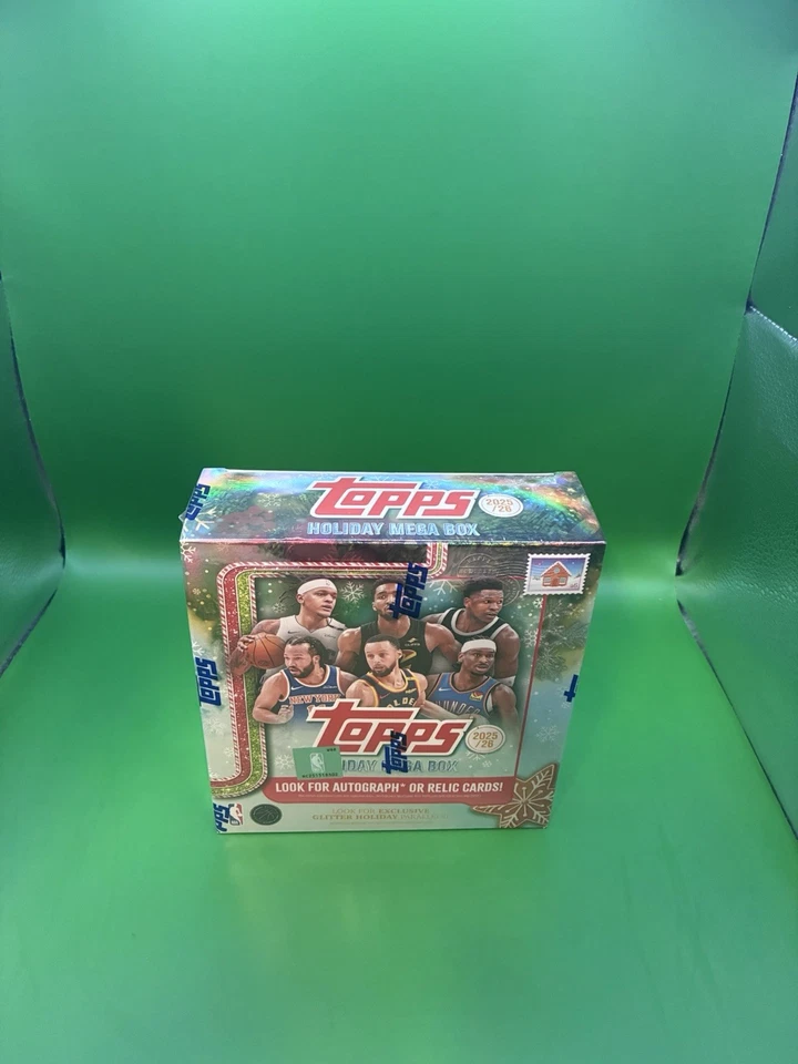 Lot of (5) 2025-26 Topps Basketball Holiday Mega Box Factory