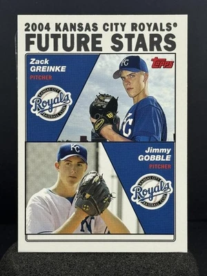 Zack Greinke / Jimmy Gobble 2004 Topps #330 Kansas City Royals - Image 1 of 2