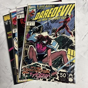 Daredevil #297-300, SIGNED LEE WEEKS - Last Rites Part 1-4 (1991 Marvel Comics) - Picture 1 of 9