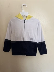 Mayoral Boy’s 7 Years 122cm Tracking Jacket Hoodie Full Zip Long Sleeve Navy/ - Picture 1 of 3