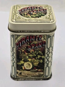 Minature Tin Pyramid Brand T.C Williams Co  2.5x 1.5  - Picture 1 of 8