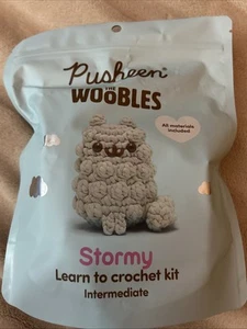 The Woobles Pusheen Grey Cat STORMY Häkelset Mittelschwierigkeit - Bild 1 von 2