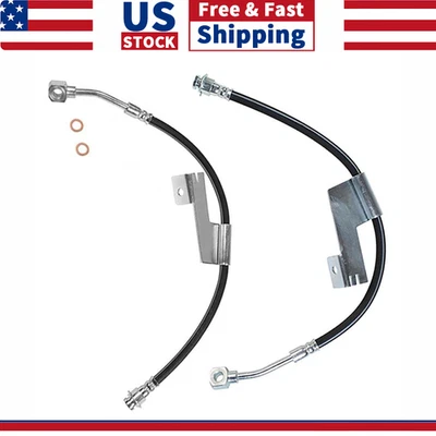 2x Manguera de freno delantera izquierda y derecha para Chevrolet C1500 Suburban 1995-1999 Foto 1 de 4