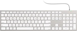 All-Aluminum Wired Keyboard for Mac OS Devices, Sleek and Durable,Plug-N-Play - Picture 1 of 7