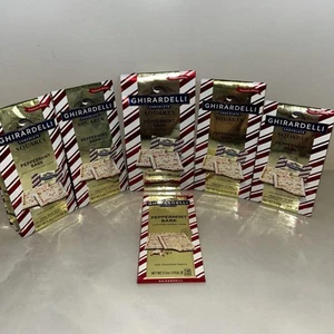 Ghirardelli corteccia di menta piperita cioccolato quadretti barretta lotto 32 oz - Foto 1 di 5