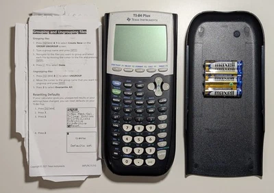 Texas Instruments TI-84 Plus Graphing Calculator 10-Digit LCD - Image 1 of 2