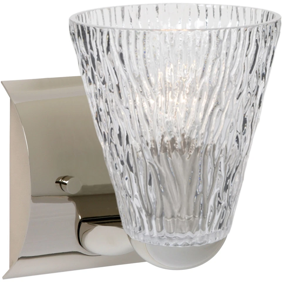 Aplique de pared cromado Besa Lighting 1WZ-NICO5CL-CR Nico 5 Foto 1 de 1