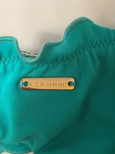 Victoria's Secret Ruffle Trim Bikini Bottom - Teal,W49 - Picture 1 of 3