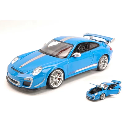 PORSCHE 911 GT3 RS 4.0 2012 BLUE 1:18 Burago Auto Stradali Modellino Nuovo - Immagine 1 di 3