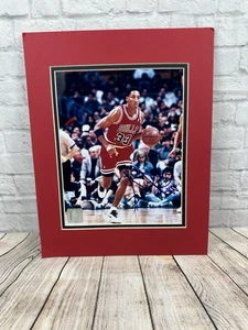 FIRMATO Scottie Pippen 8x10 foto autografo NBA basket Chicago Bulls 11x14 - Foto 1 di 12