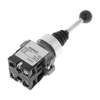 MARKENLOS 1pc XD2PA22CR 2NO 2-position Spring Return Momentary Stick Joy Joystick Switch