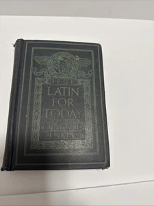 Latin For Today A First Year Course Gray and Jenkins 1927 Vintage Hardcover Ginn - Picture 1 of 9