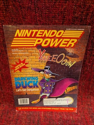 Nintendo Power Vol 36, May 1992 - Darkwing Duck, w/ Inserts -- Great Condition! - Image 1 of 4