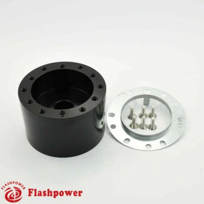 Flashpower Steering Wheel Adapter Boss Kit MG MGA MGB GT Roadster Black - Image 1 of 4