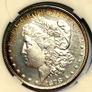 1878 8 TF Morgan Silver Dollar MS++ with Cameo and Mirrors Special Coin - Picture 1 of 4