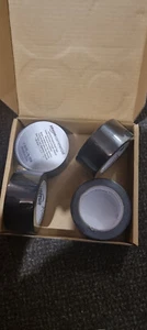 General Purpose Vinyl Tape Black 1-8 rolls - 50mmx33m high quality adhesive tape - Picture 1 of 7