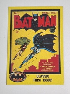 1989 Topps DC Batman Classic First Issue Card 232
