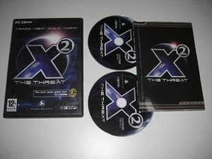 X2 LA AMENAZA Pc Cd Rom Original X 2 con Manual Space Sim ENVÍO RÁPIDO - Imagen 1 de 1