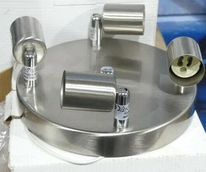 Ceiling Mount Circular Light Fitting with 4 led lamps - 18cm diameter - Picture 1 of 1