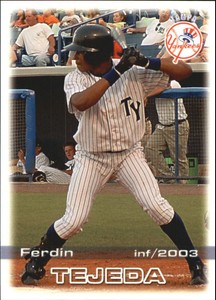 2003 Tampa Yankees Grandstand #25 Ferdin Tejeda