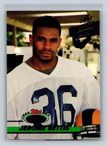 1993 Topps Stadium Club Rookie Card RC #108 Jerome Bettis Los Angeles Rams